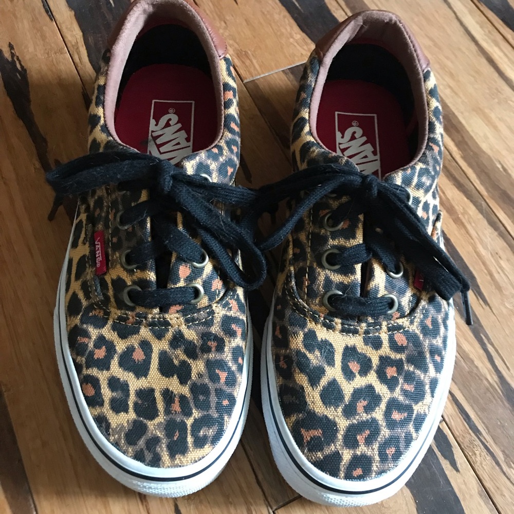 Leopard Print Vans 7 Womens